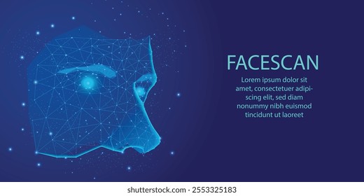Concepto de Inteligencia Artificial con Líneas Neuronales Brillantes
