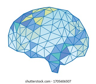 Ilustración De Concepto De Inteligencia Artificial Aislada En Un Fondo Blanco. Ilustración vectorial. 