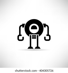 artificial intelligence concept robot icon
