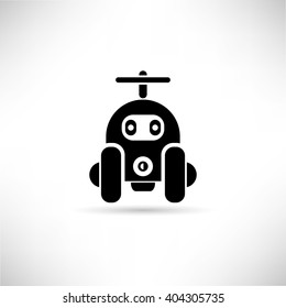 artificial intelligence concept robot icon