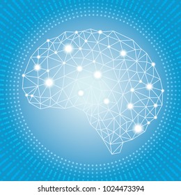 Artificial Intelligence concept, vector illustration. 