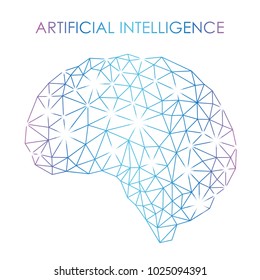 Artificial Intelligence concept, vector illustration. 