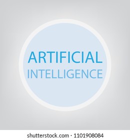 Artificial intelligence  concept- vector illustration
