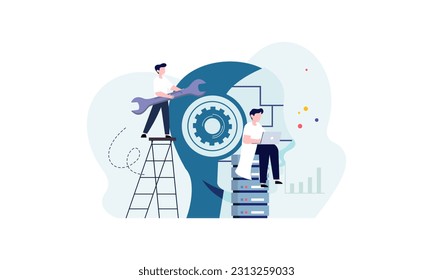 Artificial Intelligence concept vector illustration 