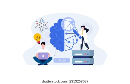 Artificial Intelligence concept vector illustration 