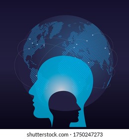 Artificial intelligence concept vector image