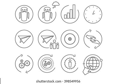  artificial intelligence & data icons