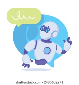 Artificial Intelligence and Digital Brain Neural Network Vector Illustration
