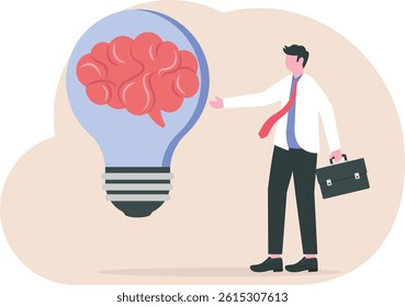 Artificial Intelligence and Digital Brain Technology, Computer Neural or Circuit board in shape of Electronic Brain

