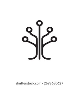 Inteligencia Artificial Red Digital Circuito Árbol