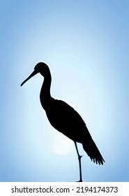 Zeichnungen künstlicher Intelligenz.Vogelsilhouetten aus der Natur.