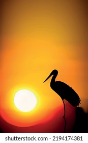 artificial intelligence drawings.bird silhouettes from nature.