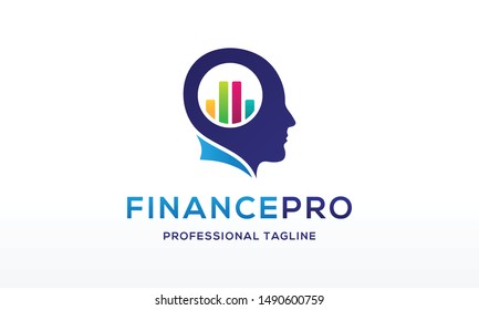 Artificial Intelligence Financial Advisors Pro Logo Design