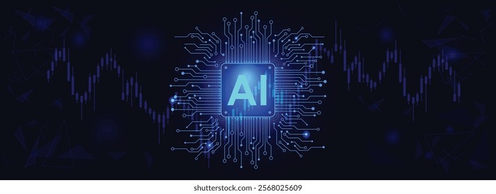 artificial intelligence financial technology ,AI chip stock market AI data analysis and big data technology for business 