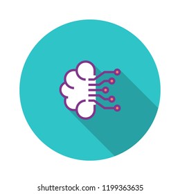 Artificial Intelligence Flat Icon