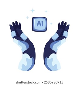 inteligência artificial isola tecnologia de mãos