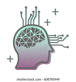 Artificial Intelligence head icon