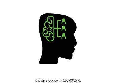 artificial intelligence human brain icon