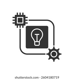 Artificial Intelligence Icon - AI Idea Icon