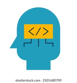 Artificial intelligence icon collection sets