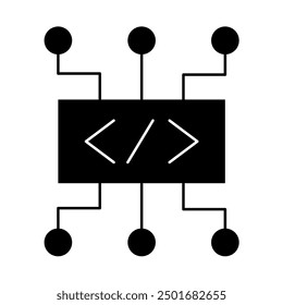 Artificial intelligence icon collection sets