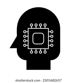 Artificial intelligence icon collection sets