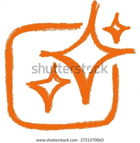 Artificial Intelligence Icon Crayon Chalk Drawing Doodle Vector