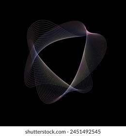 artificial intelligence icon on black background