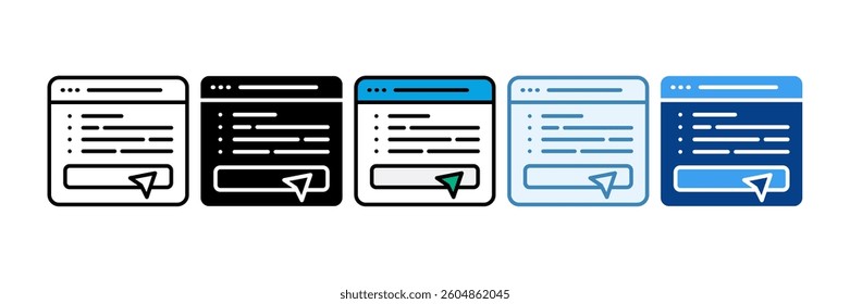 Artificial Intelligence Icon Set Multiple Style Collection