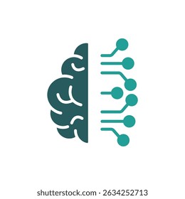 Artificial Intelligence icon set.vector.Editable stroke.linear style sign for use web design,logo.Symbol illustration.