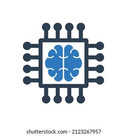artificial intelligence icon sign symbol