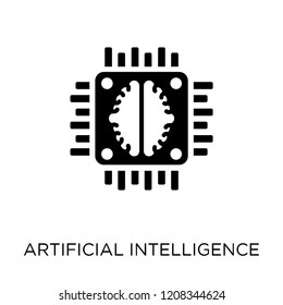 Artificial intelligence icon. Artificial intelligence symbol design from Artificial Intellegence collection.