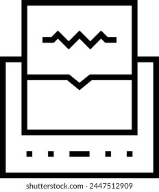 artificial intelligence icon. Thin linear style design isolated on white background