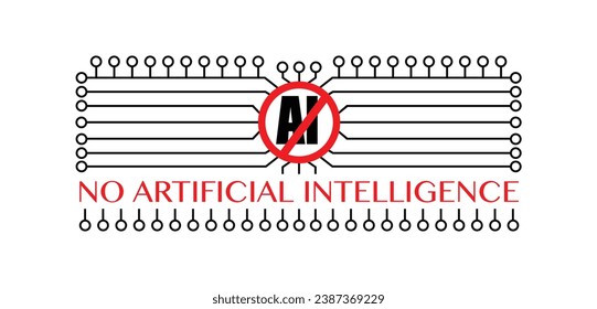 Artificial intelligence icon vector AI sign for graphic design, logo, website, social media, mobile app, UI illustration.