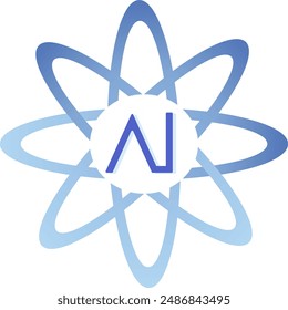 Artificial intelligence icon. Vector illustration in modern thin line style of AI technology and possibilities, machine learning