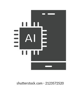 Artificial Intelligence icon vector image. Can also be used for Physical Fitness. Suitable for mobile apps, web apps and print media.