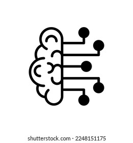 Artificial Intelligence icon in vector. Logotype