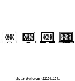 Artificial intelligence icon vector set. AI illustration sign collection. Technology symbol.