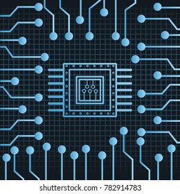 Artificial intelligence icons