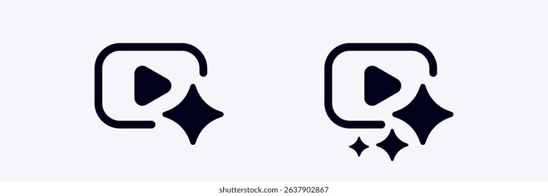Artificial intelligence icons illustrate neuro symbols with a modern, minimalist geometric style.