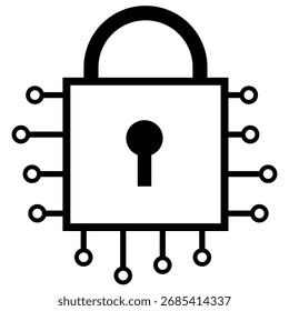 Artificial intelligence Icons , logo, illustration, vector