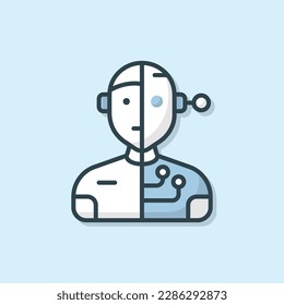 paquete mínimo de iconos de inteligencia artificial