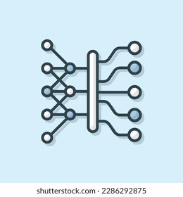 paquete mínimo de iconos de inteligencia artificial