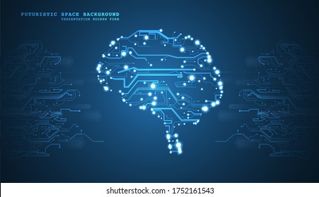 Artificial Intelligence illustration. Artificial intelligence and machine learning concept. Digital computer code. Data transfer concepts in internet.