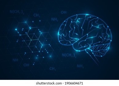 Artificial Intelligence illustration. Artificial intelligence and machine learning concept. Digital computer code. Data transfer concepts in internet.