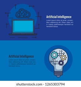artificial intelligence infographic icons