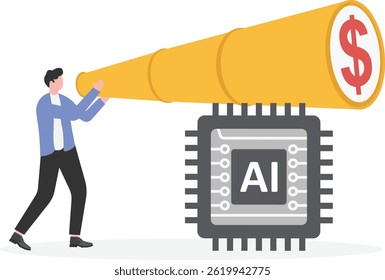Artificial intelligence Investment, business concept

