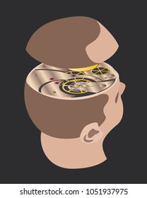 Artificial intelligence isometric design. Science and technology infographic. Vector illustration