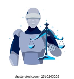 artificial intelligence for justice system isolated