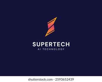 Artificial intelligence with letter S geometry Future technology Analysis logo vector design concept. Letter s logotype symbol for advance technology, tech company, ui, new tech, blockchain, network.